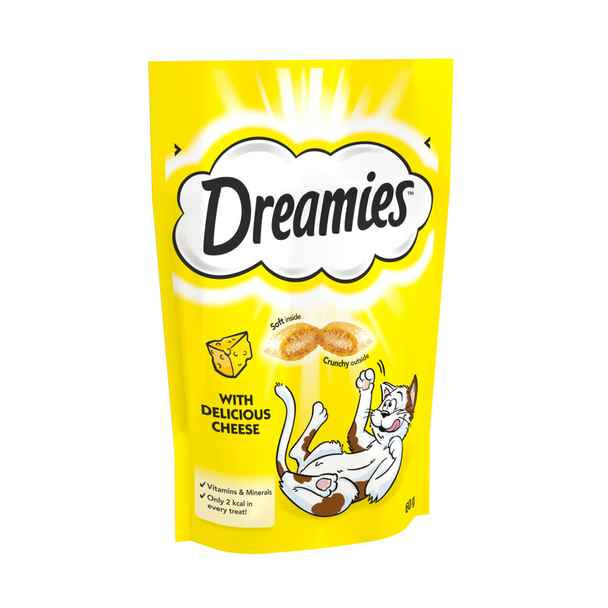 Dreamies Cat Treat Biscuits with Cheese 60g