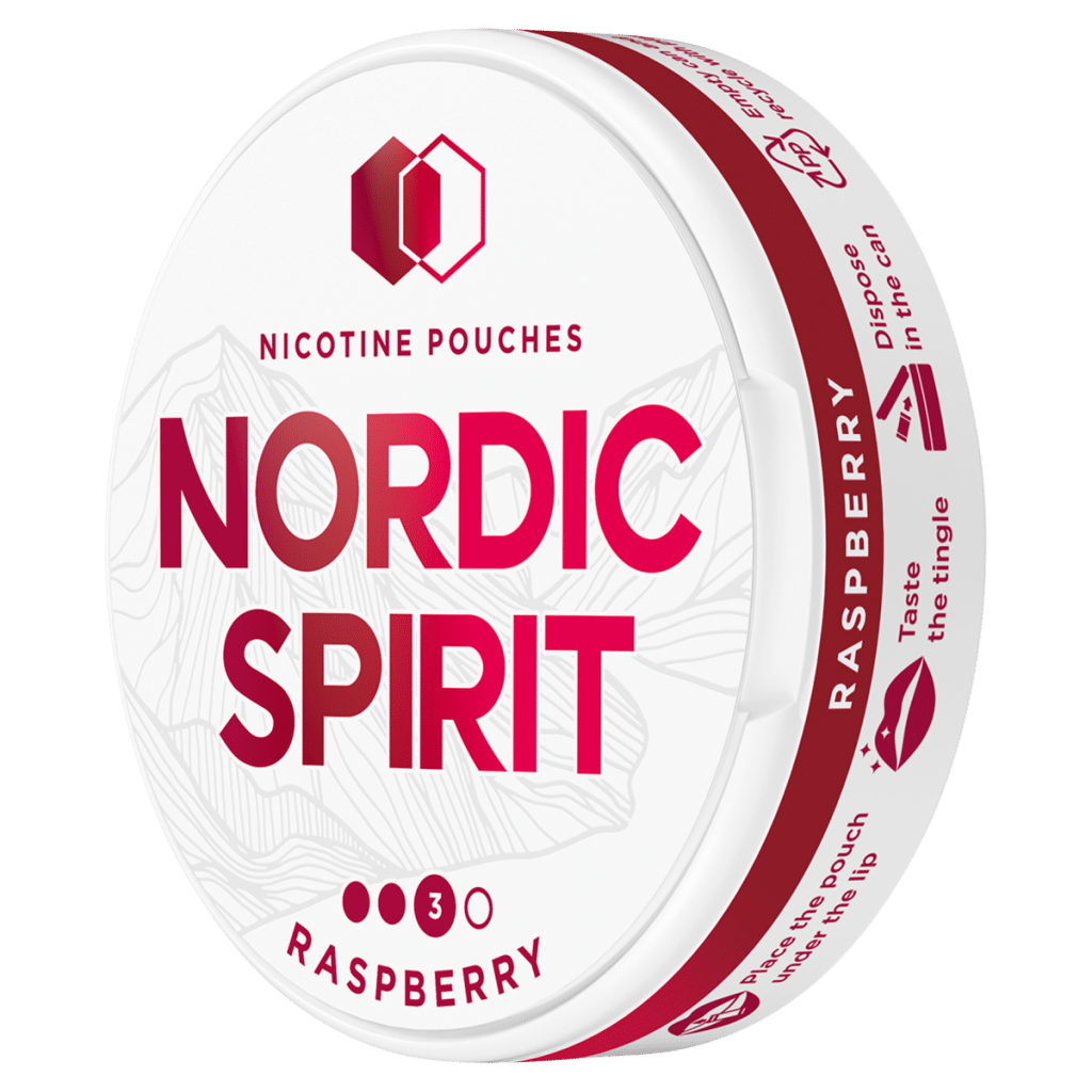 Nordic Spirit Raspberry Strong Nicotine Pouches