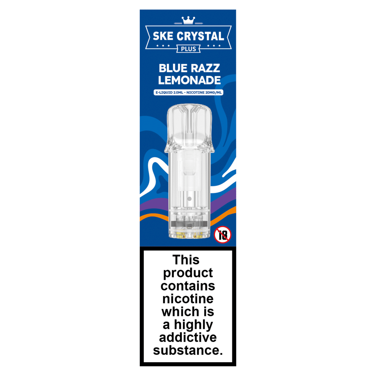SKE Crystal Plus 2 Pod Blue Razz Lemonade 20mg/ml