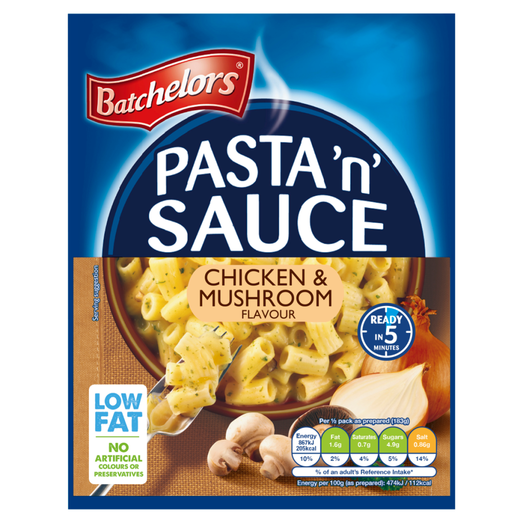Batchelors Pasta ‘n’ Sauce Chicken & Mushroom Flavour 99g