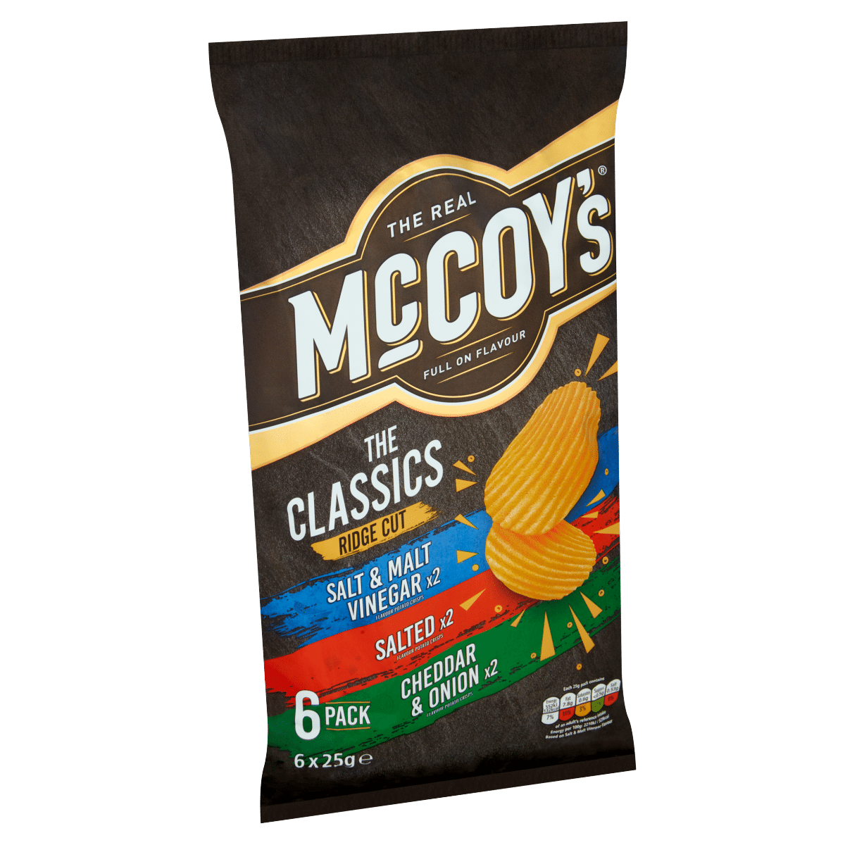 McCoy’s Classic Variety Multipack Crisps 6 Pack