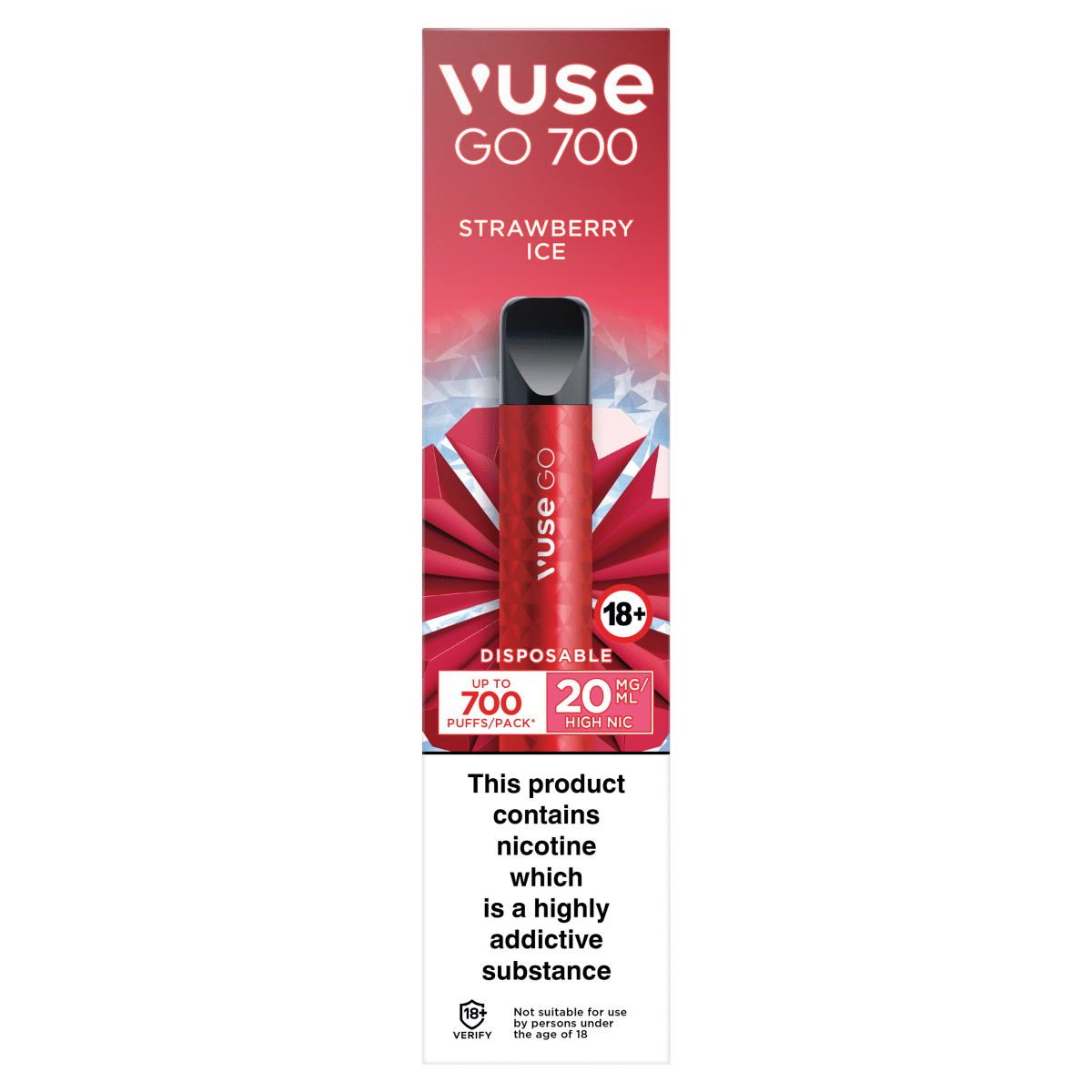 Vuse Go Strawberry Ice Disposable 20mg/ml