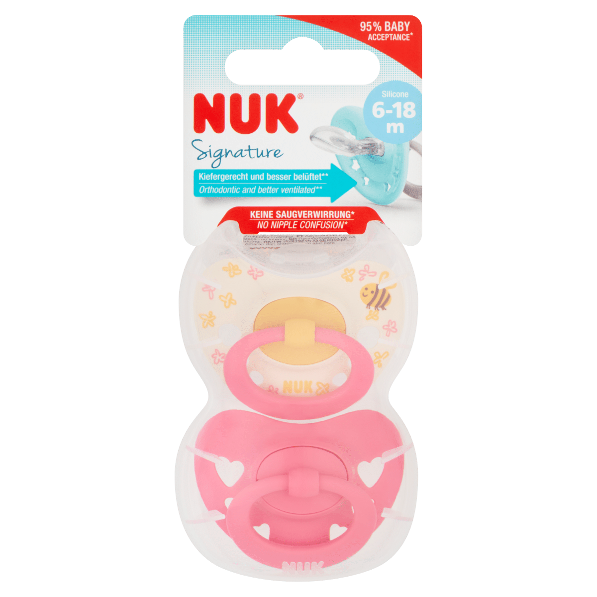 NUK Signature Silicone 6-18m