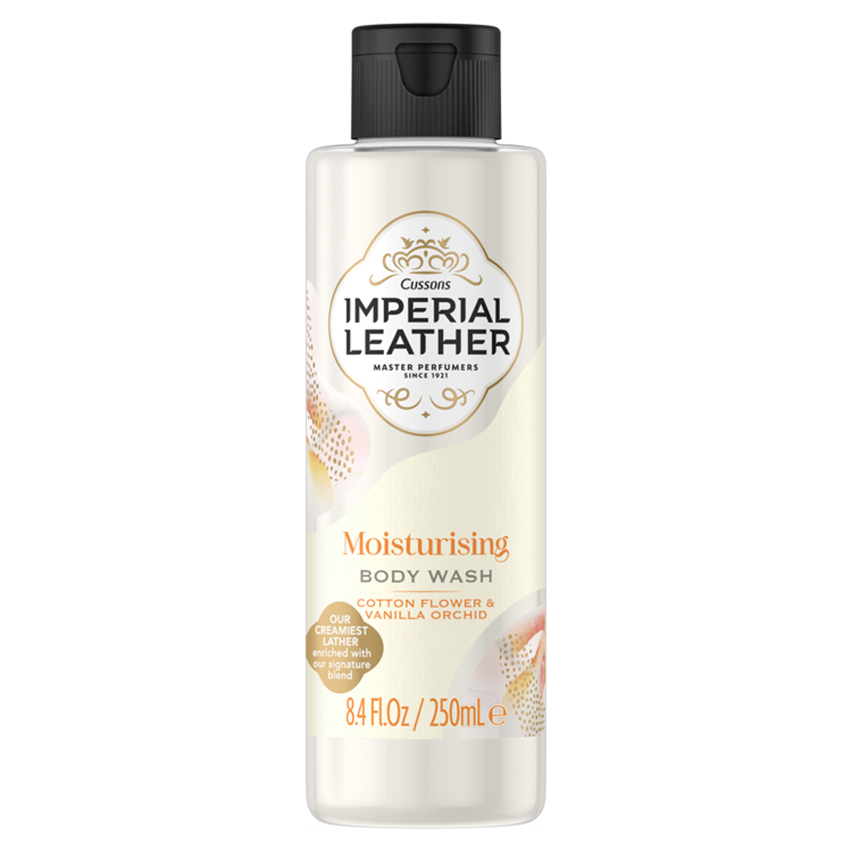 IMPERIAL LEATHER Moisturising Body Wash Cotton Flower & Vanilla Orchid 250ml