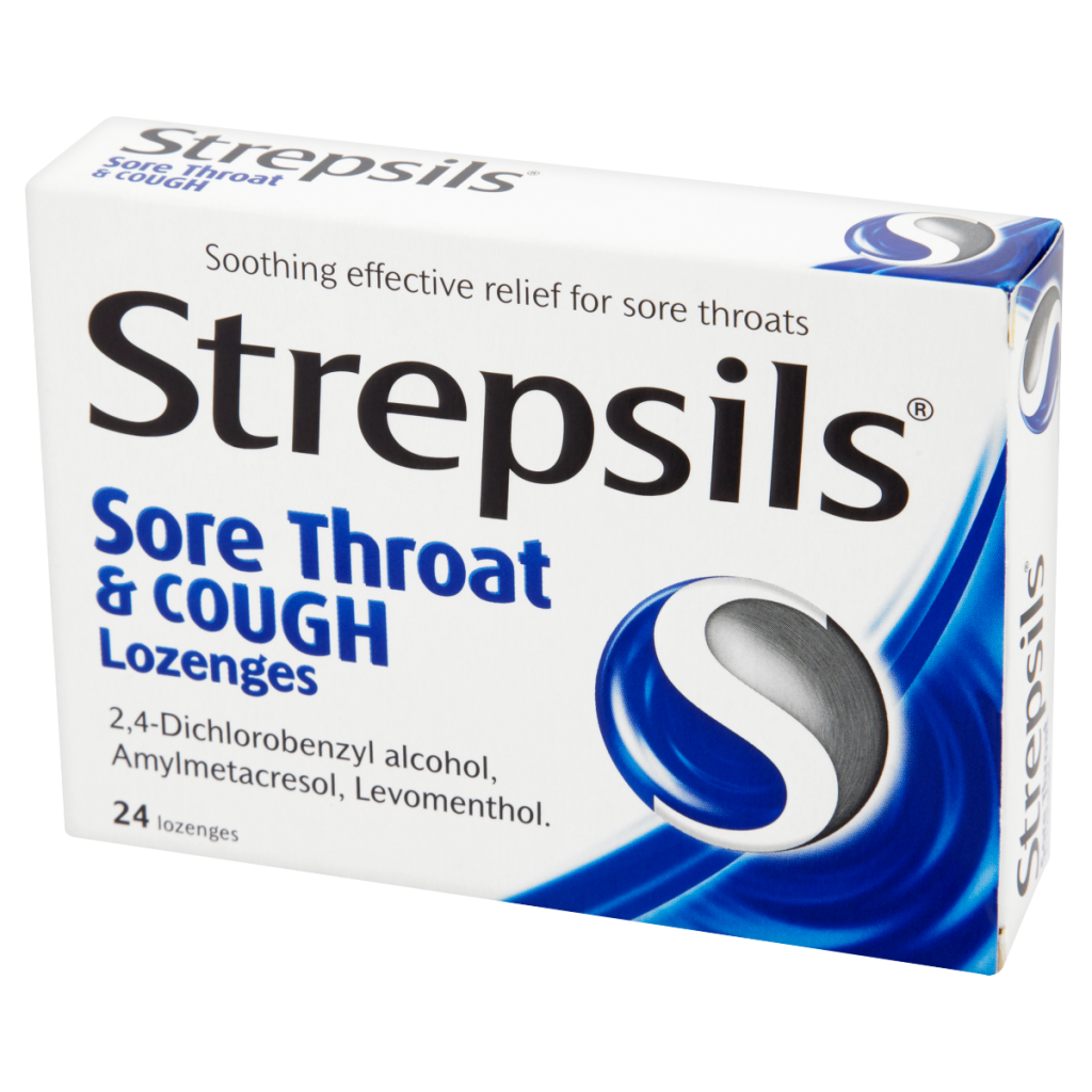 Strepsils Sore Throat & Cough Lozenges 24 Lozenges