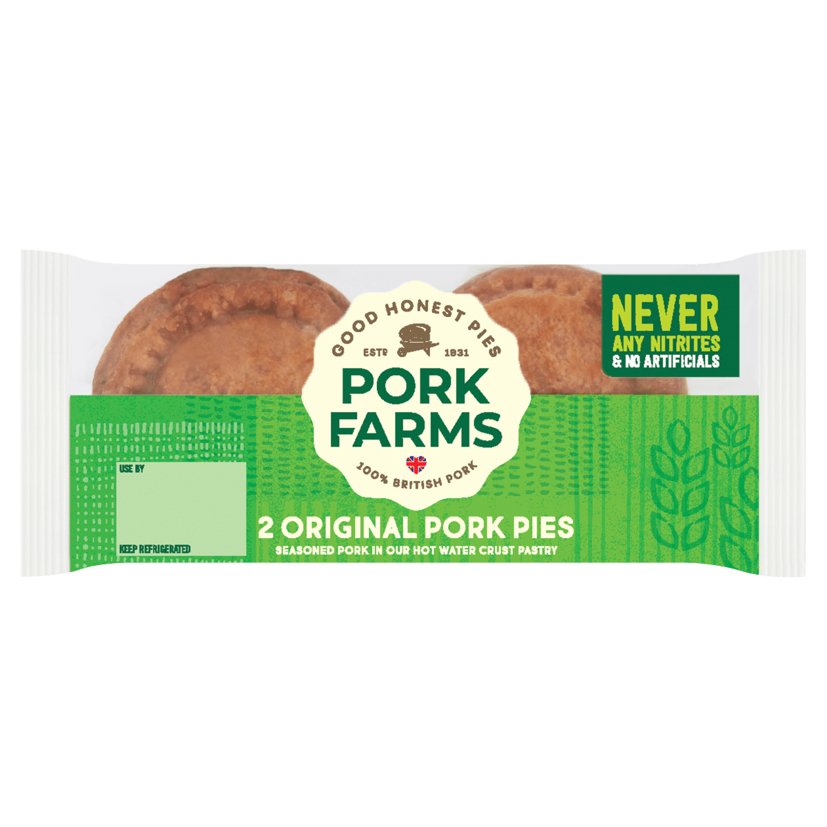 Pork Farms 2 Original Pork Pies 130g