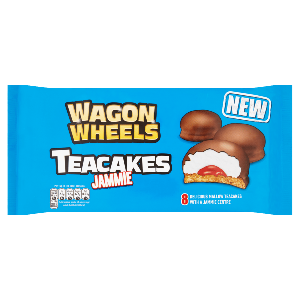 Wagon Wheels Teacakes Jammie 120g