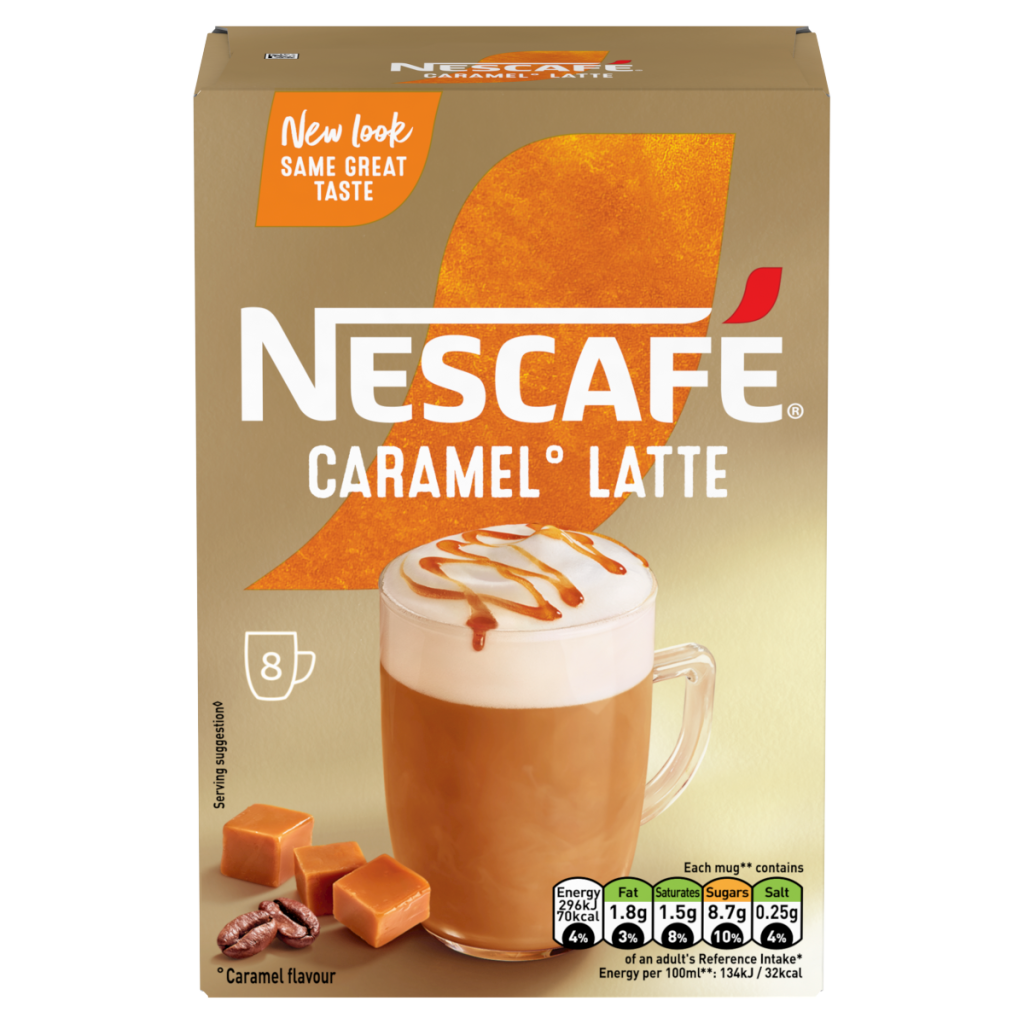 Nescafé Caramel Latte 8 x 17g (136g)