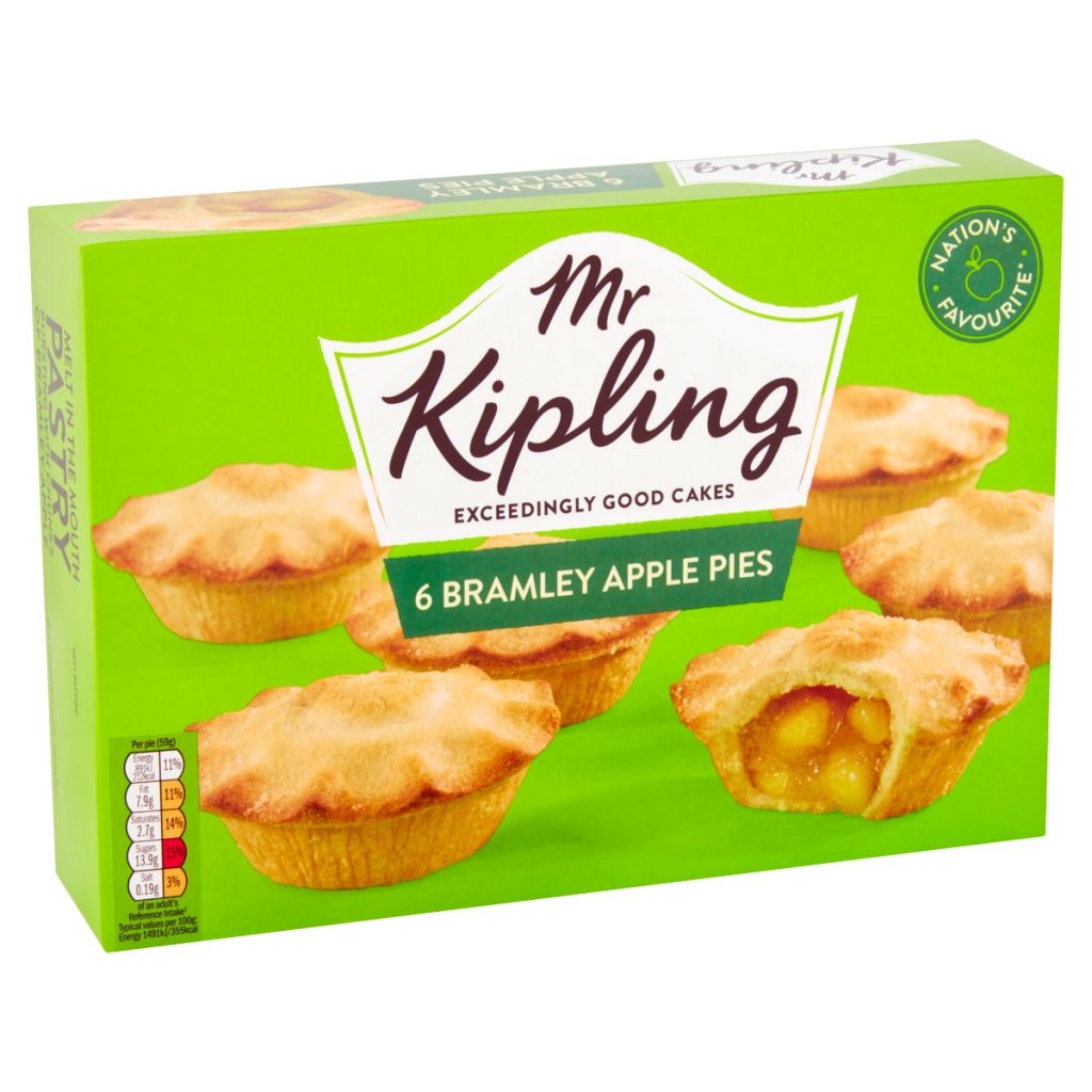 Mr Kipling 6 Bramley Apple Pies