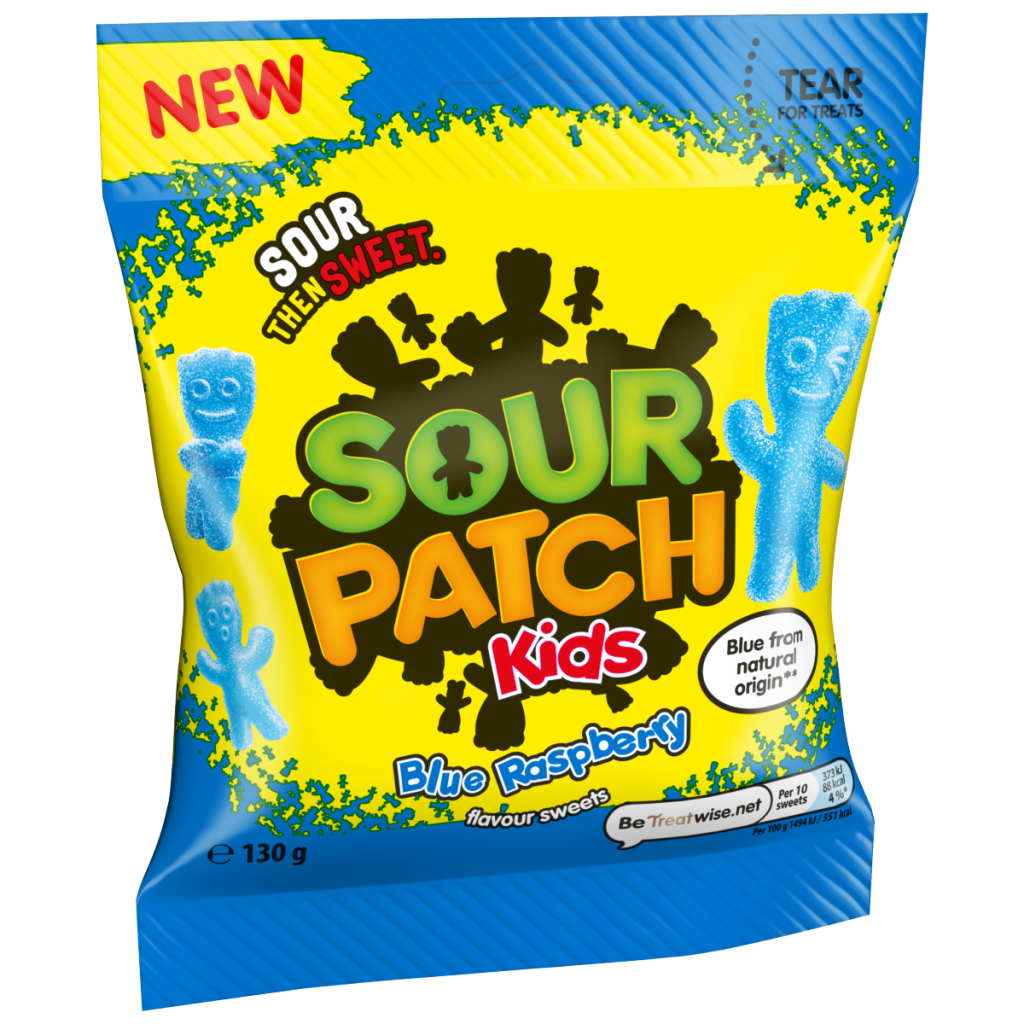 Sour Patch Kids Blue Raspberry Sweets Bag 130g