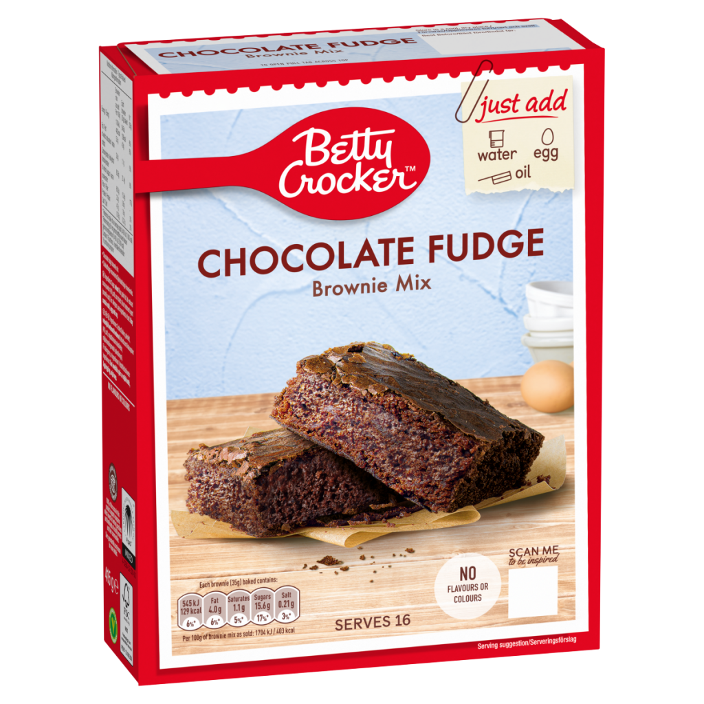 Betty Crocker Chocolate Fudge Brownie Mix 415g