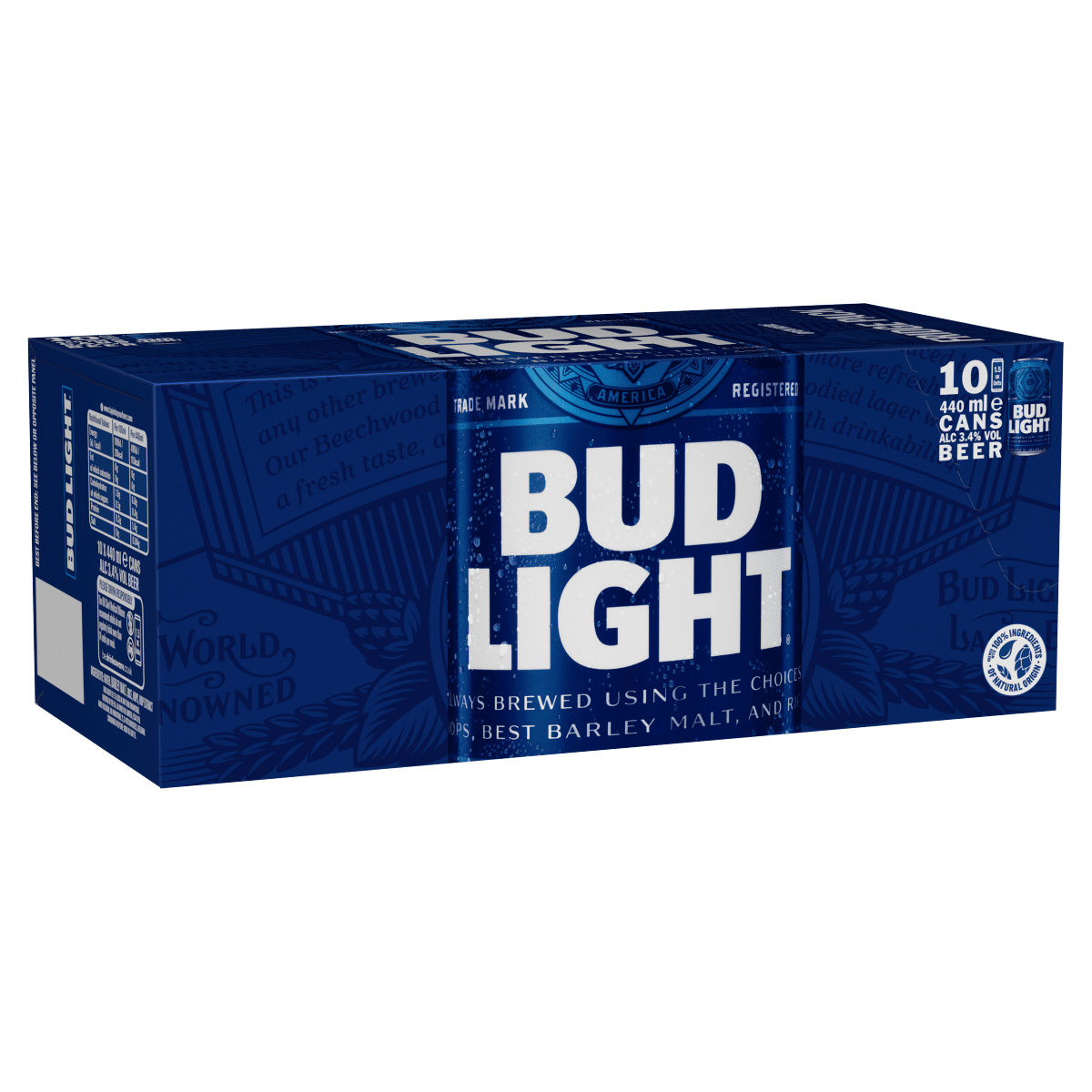 Bud Light Beer 10 x 440ml