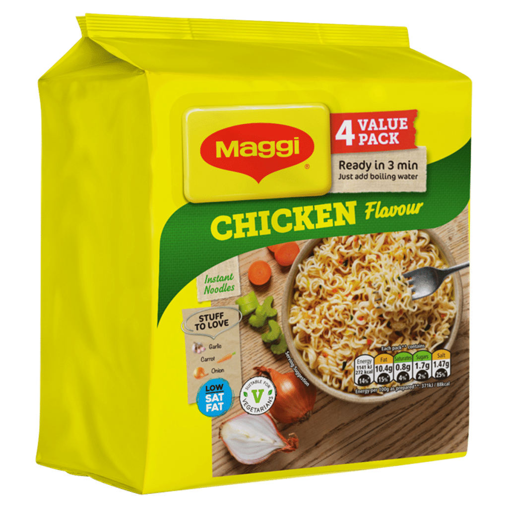 MAGGI 3 Minute Instant Noodles Chicken Flavour 4 x 59g