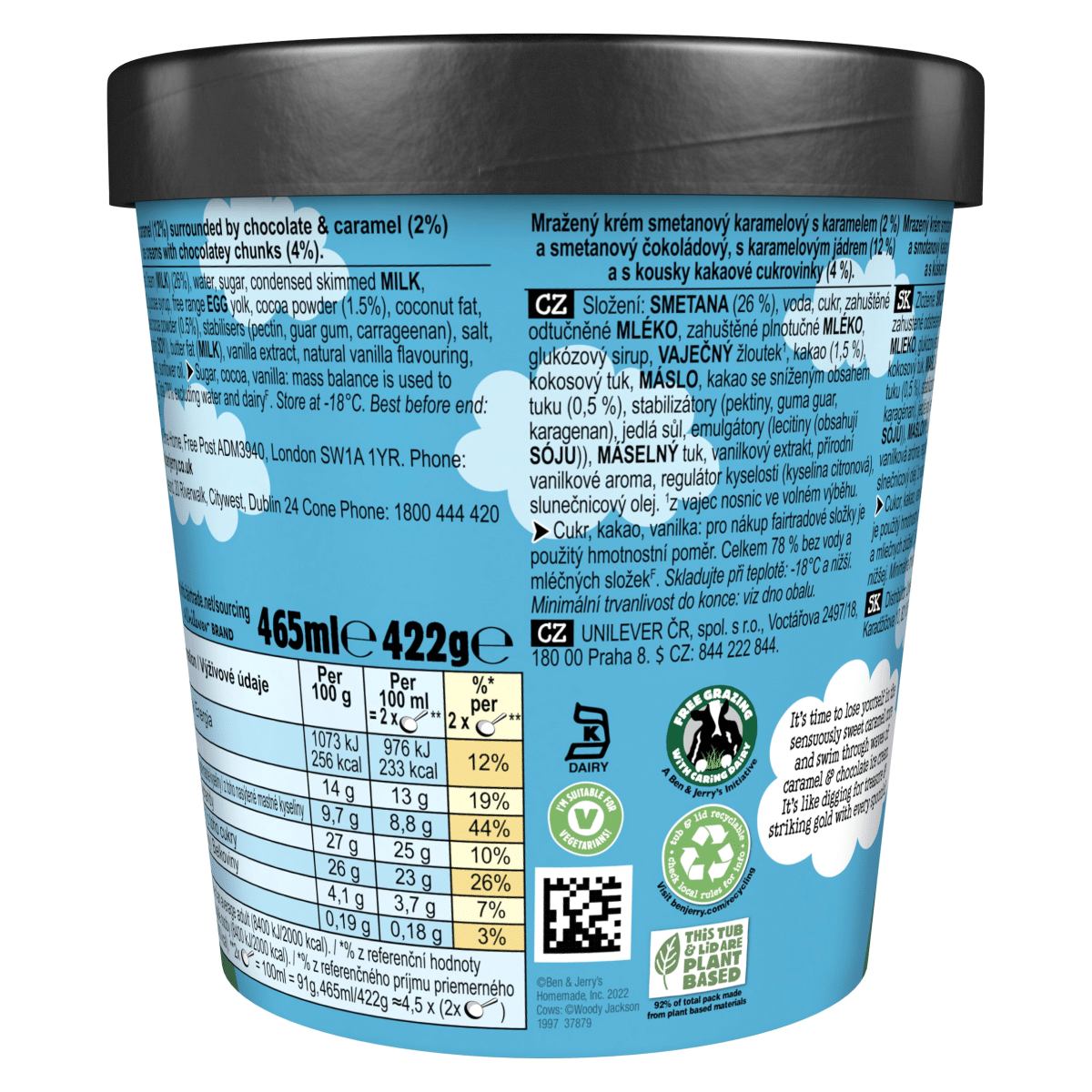 Ben & Jerry’s  Ice Cream Karamel Sutra Core 465 ml