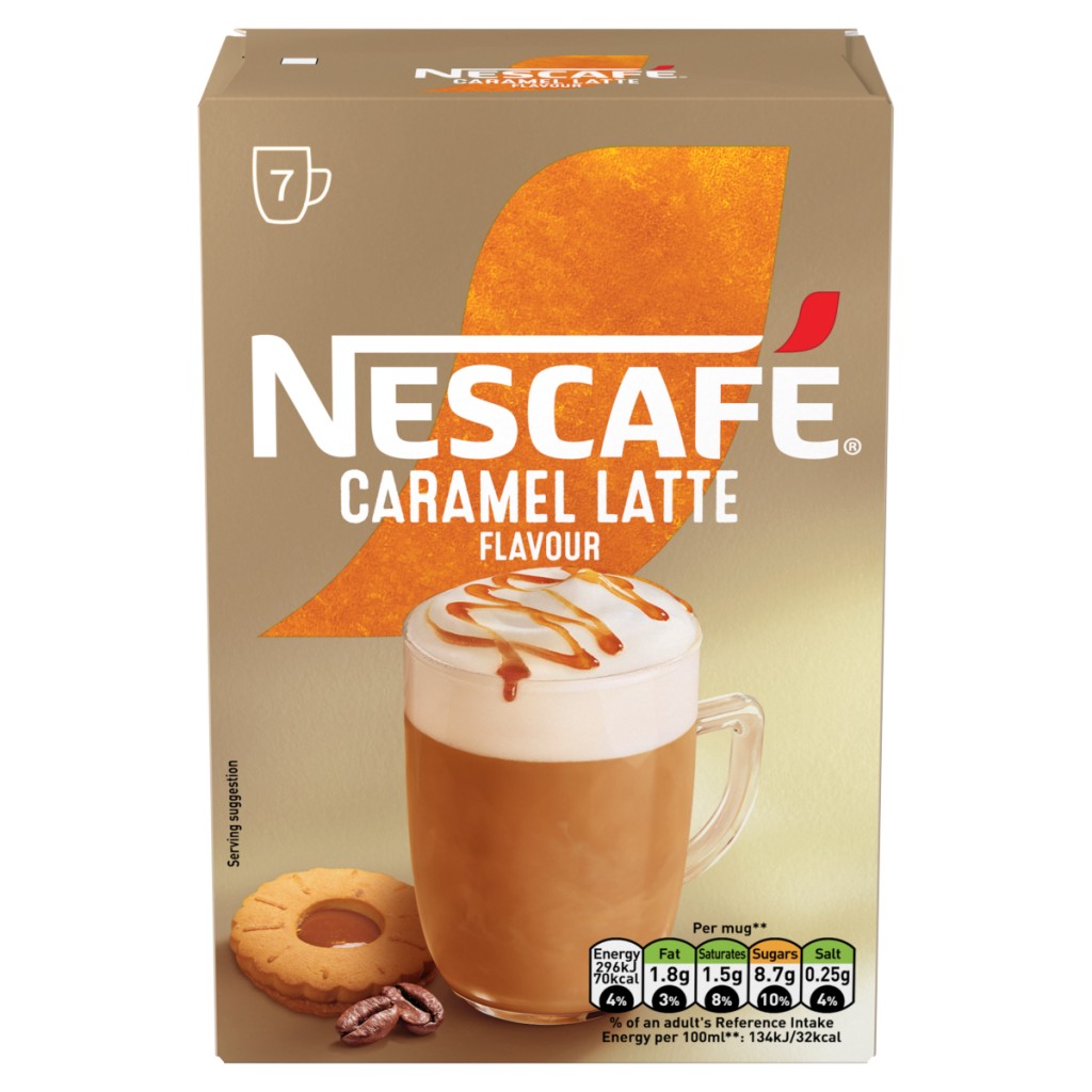 Nescafé Caramel Latte Flavour 7 x 17g (119g)