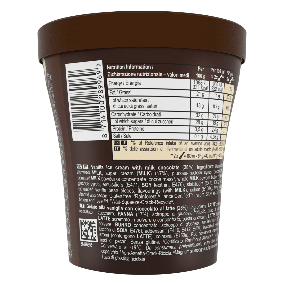 Magnum Classic Ice Cream 440ml