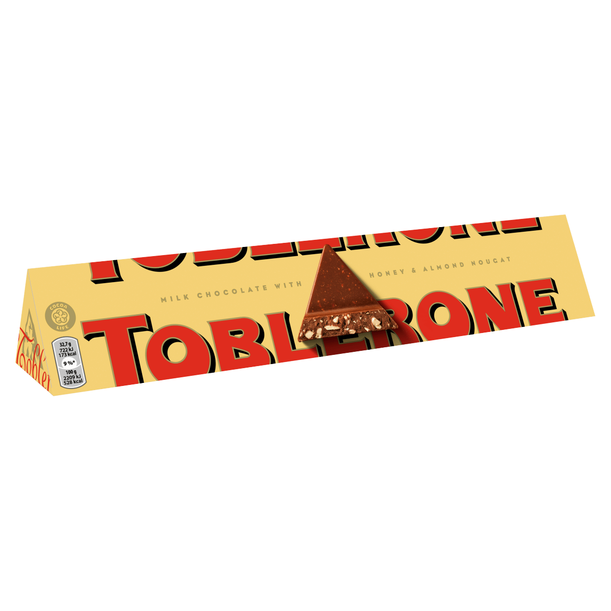Toblerone Milk Chocolate with Honey & Almond Nougat 360g