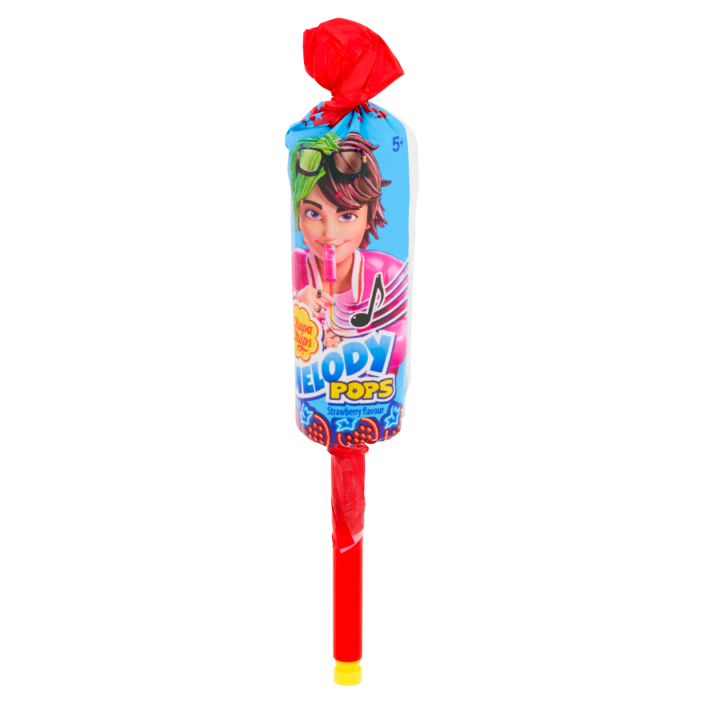 Chupa Chups Melody Pops Strawberry Flavour 15g
