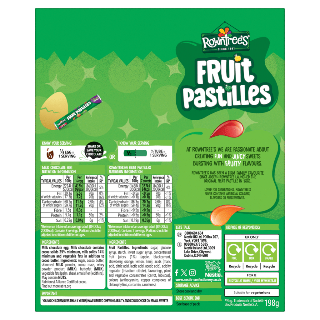 Rowntree’s Fruit Pastilles 198g