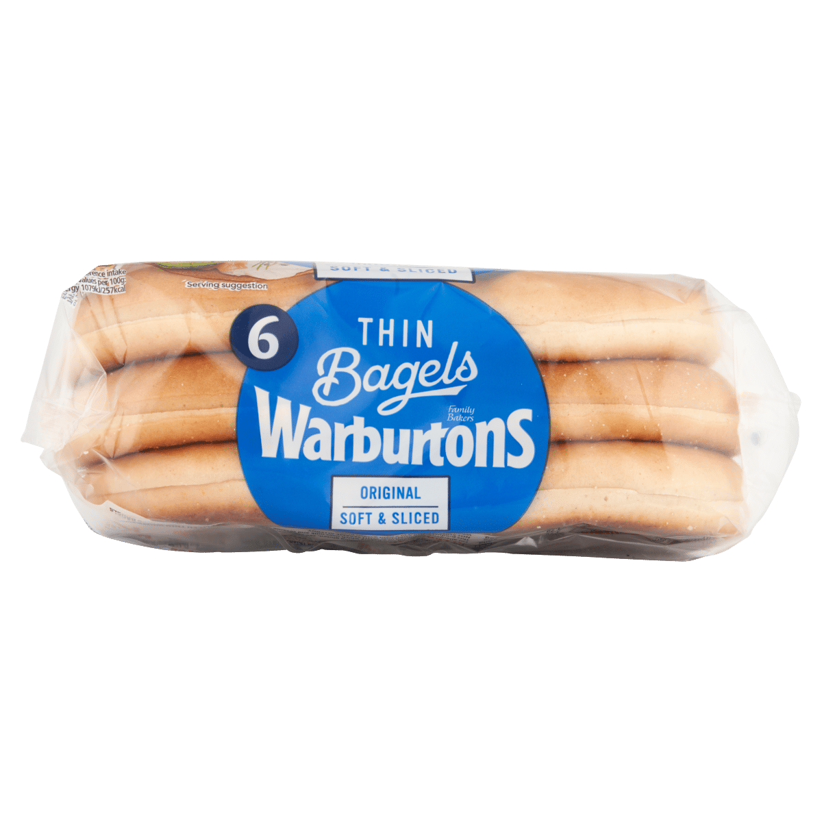 Warburtons 6 Thin Bagels