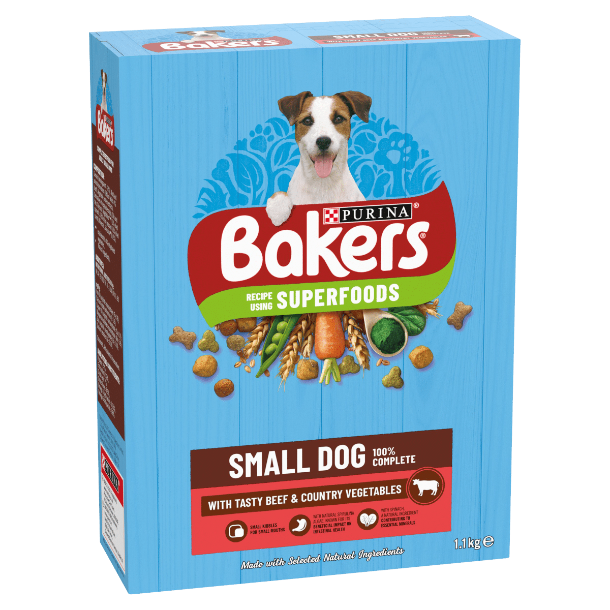 Bakers Small Dog with Tasty Beef & Country Vegetables 1.1kg