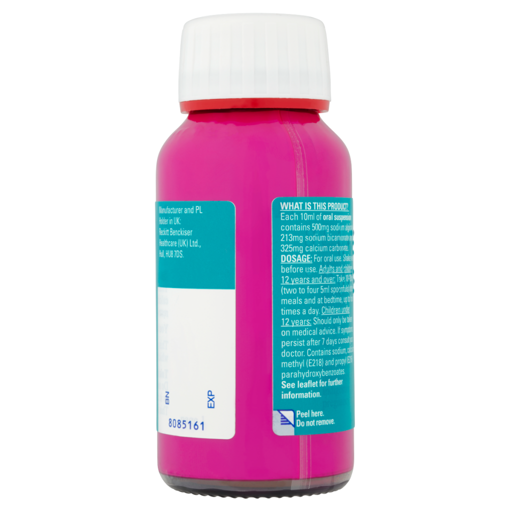 Gaviscon Double Action Heartburn & Indigestion Liquid Mint Flavour 150ml