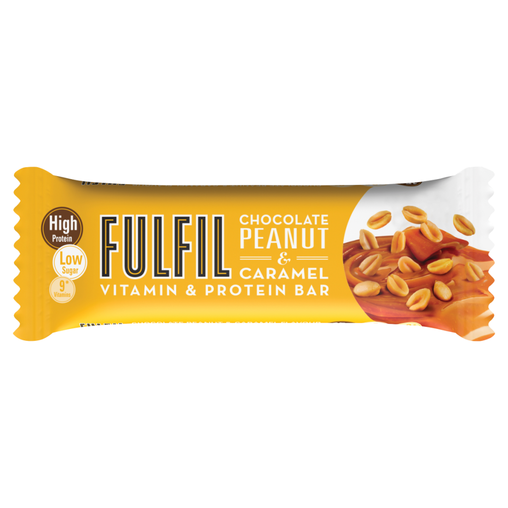 FULFIL Chocolate Peanut & Caramel Flavour Vitamin & Protein Bar 40g