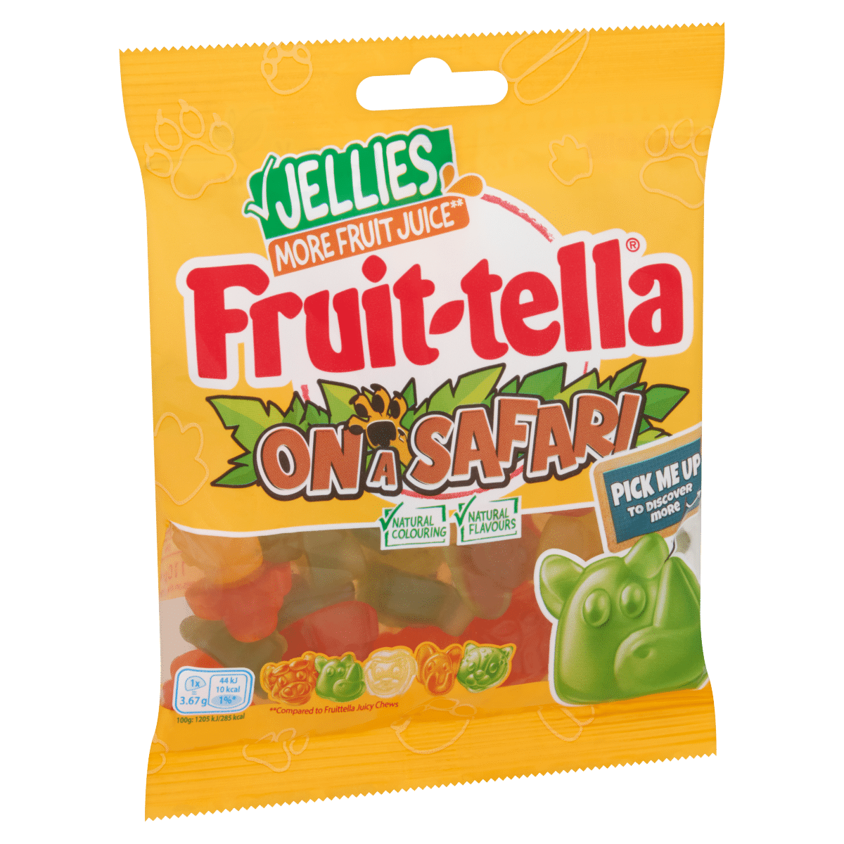 Fruit-tella On A Safari Jelly Sweets 110g