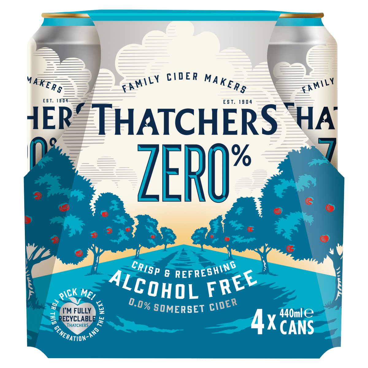 Thatchers Zero% 4 x 440ml