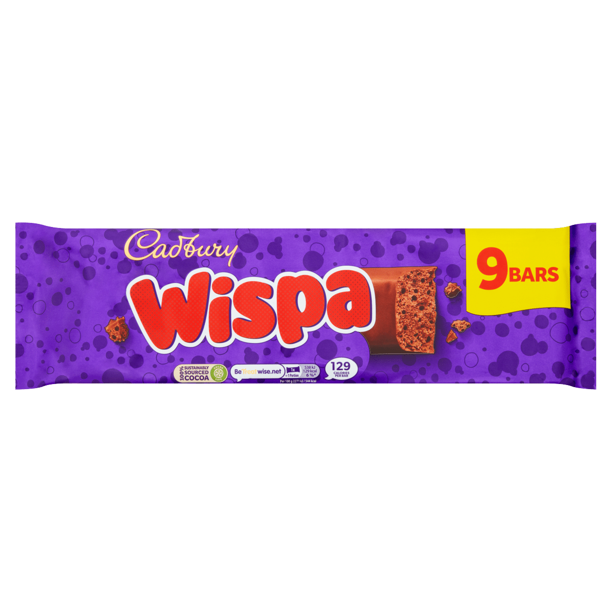 Cadbury Wispa Chocolate Bar 9 Pack 213.3g