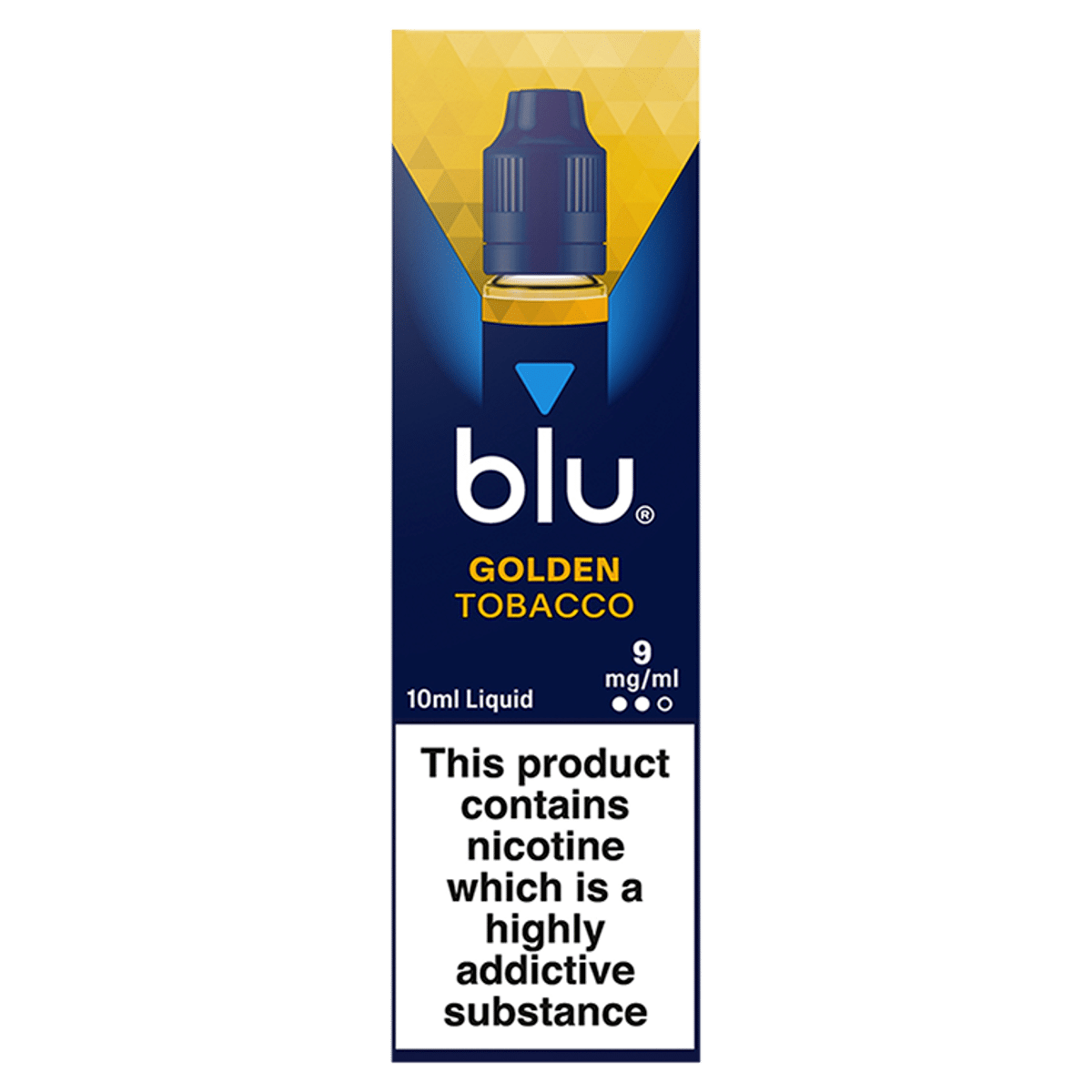 blu Golden Tobacco Liquid 9mg/ml 10ml