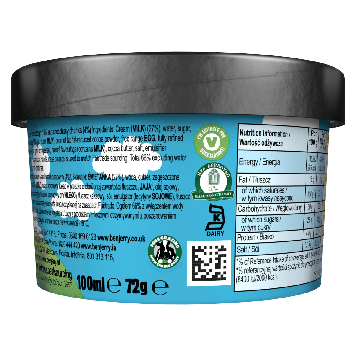 Ben & Jerry’s Ice Cream Cookie Dough 100ml