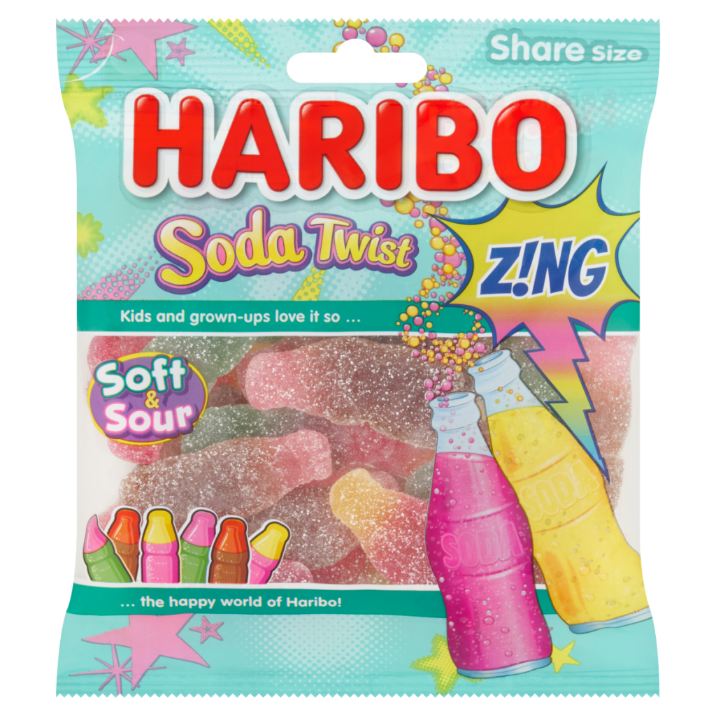 Haribo Soda Twist Zing 175g