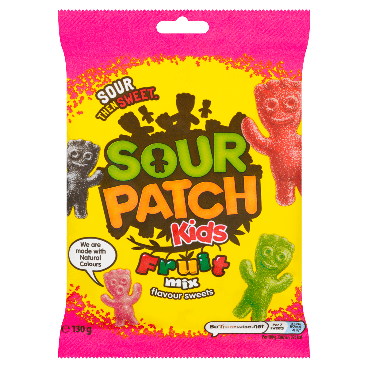 Sour Patch Kids Fruit Mix Flavour Sweets 130g