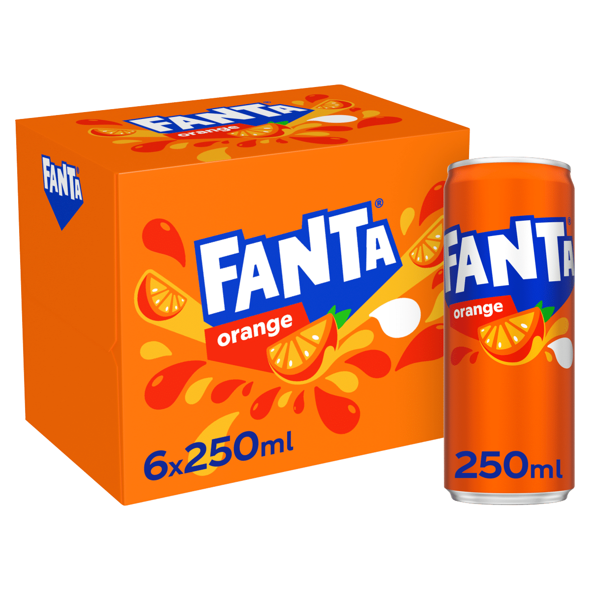 Fanta Orange 6 x 250ml