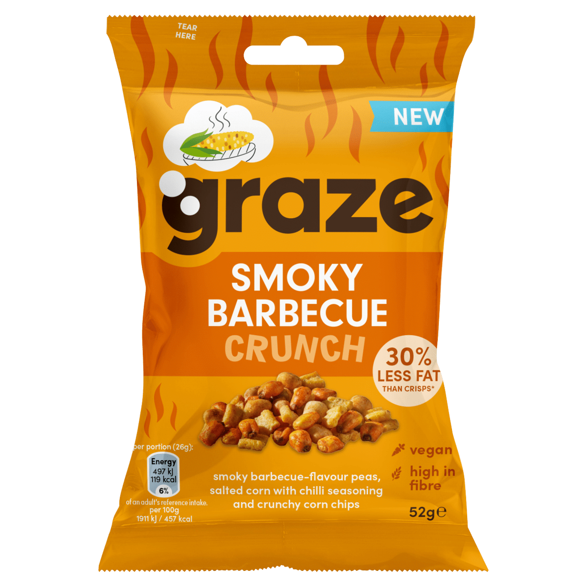 Graze Smoky Barbecue Crunch 52g