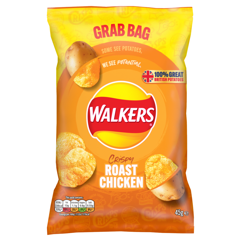 Walkers Roast Chicken Crisps 45g
