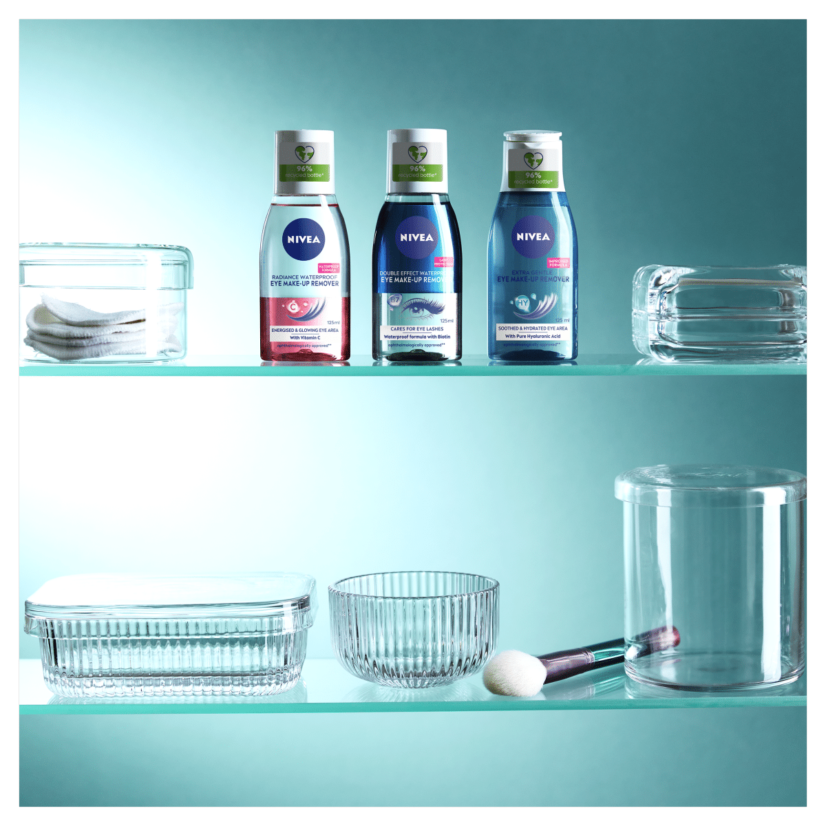 NIVEA Double Effect Waterproof Eye Make-Up Remover 125ml