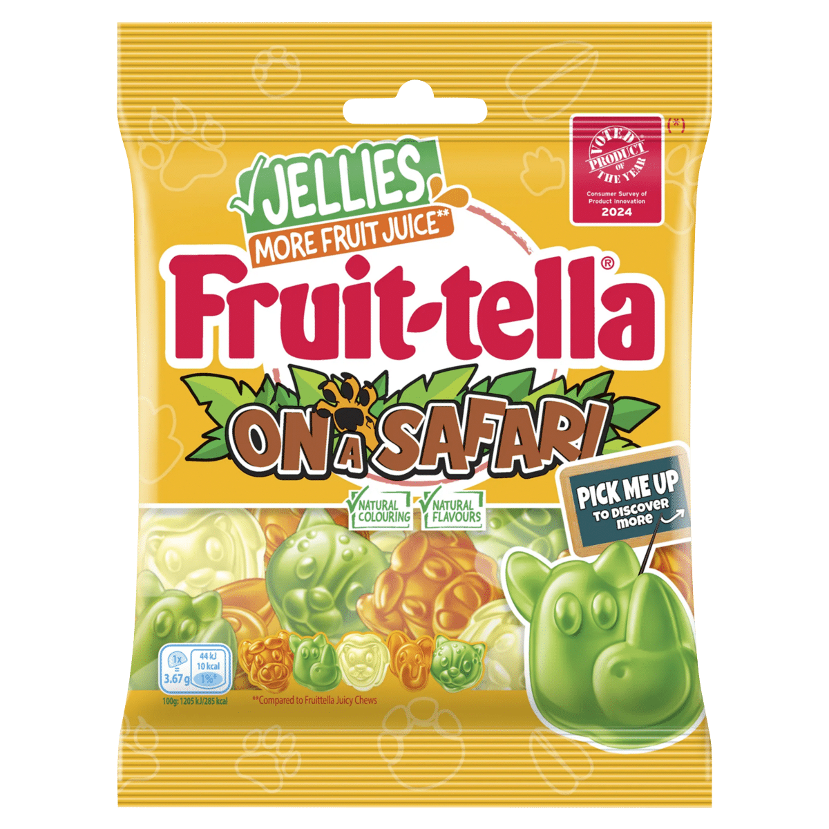 Fruit-tella On A Safari Jelly Sweets 110g