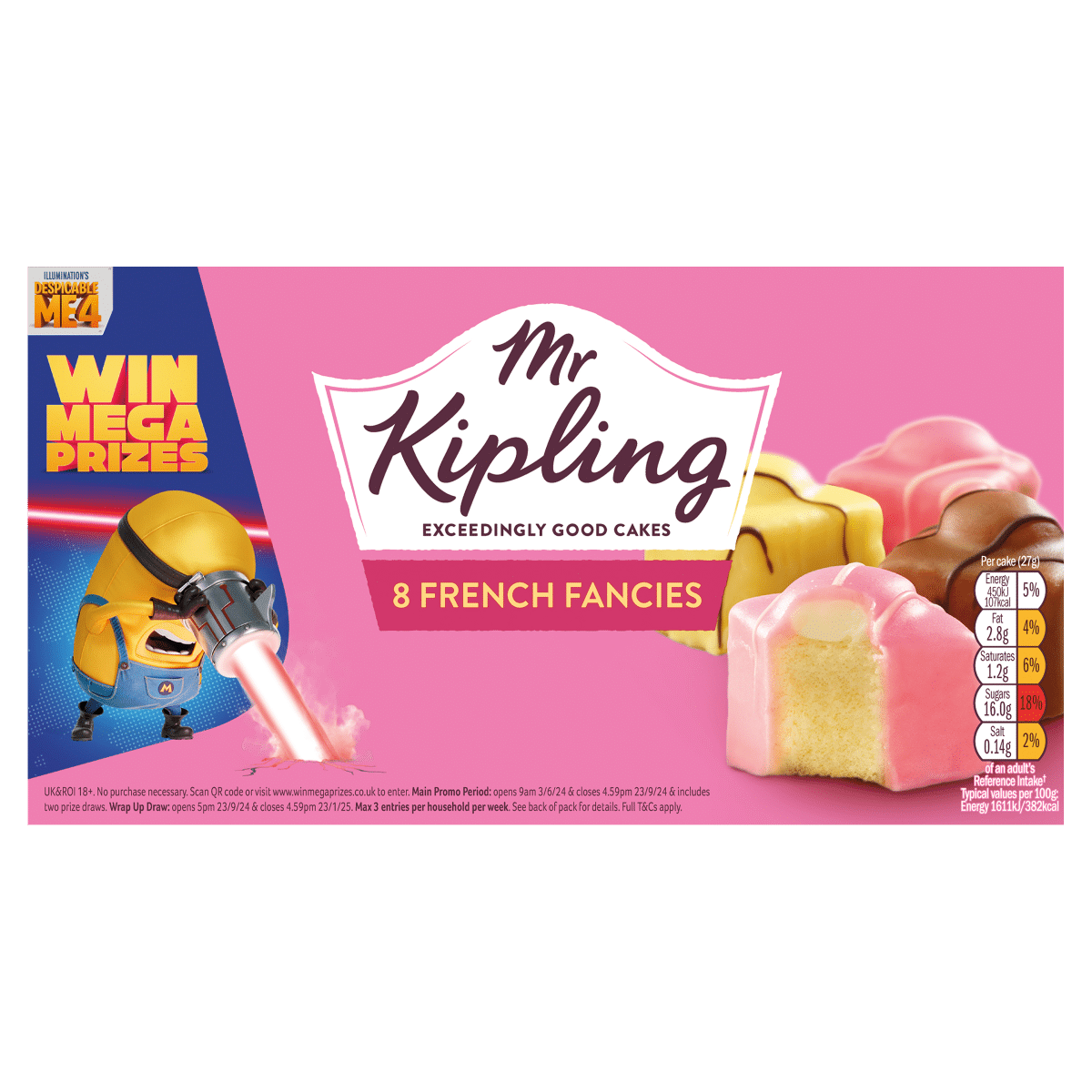 Mr Kipling 8 French Fancies
