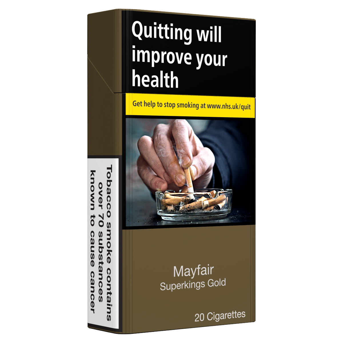 Mayfair 20 Gold Superkings Cigarettes
