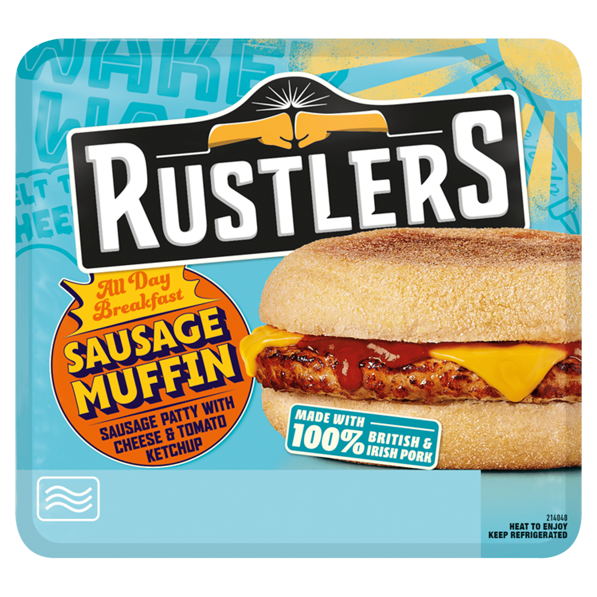 Rustlers All Day Breakfast Sausage Muffin 155g