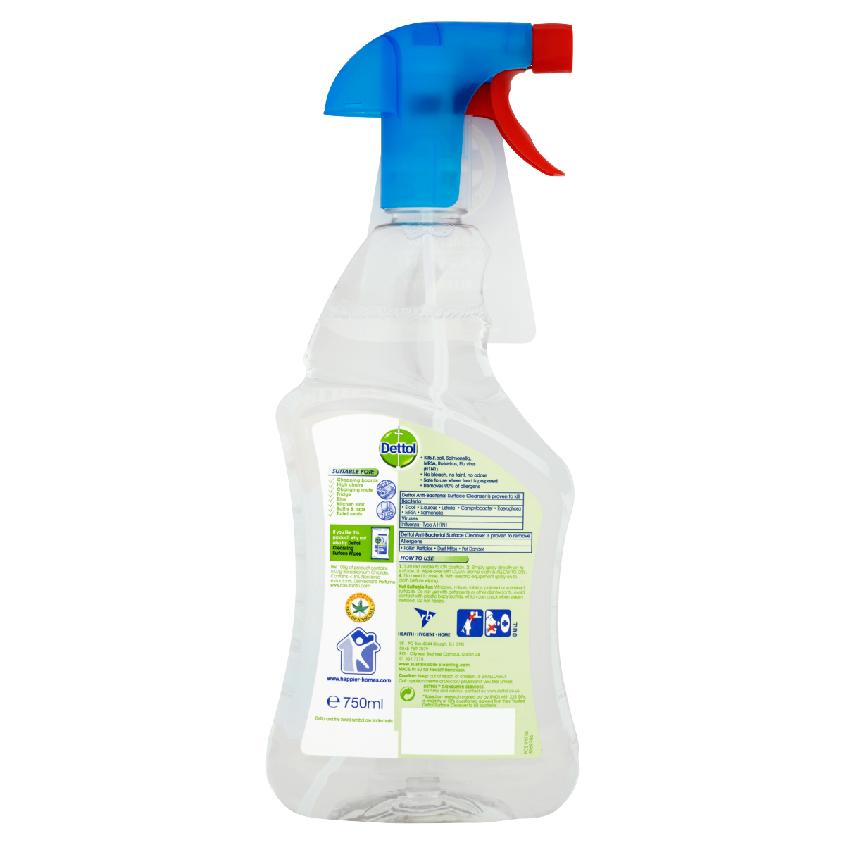 Dettol Antibacterial Surface Cleanser Spray 750ml