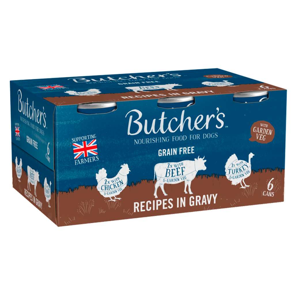 Butcher’s Nourishing Food for Dogs Recipes in Gravy 6 x 400g