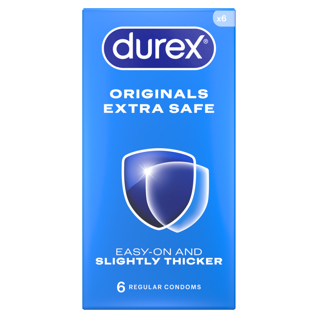 Durex 6 Regular Fit Originals Extra Safe Condoms