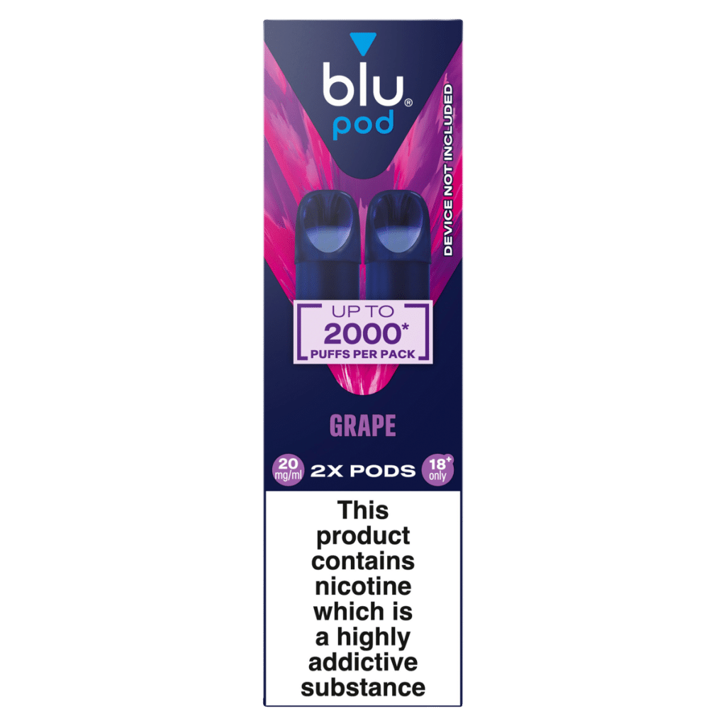 blu pod Grape 20mg/ml 2 x 2ml