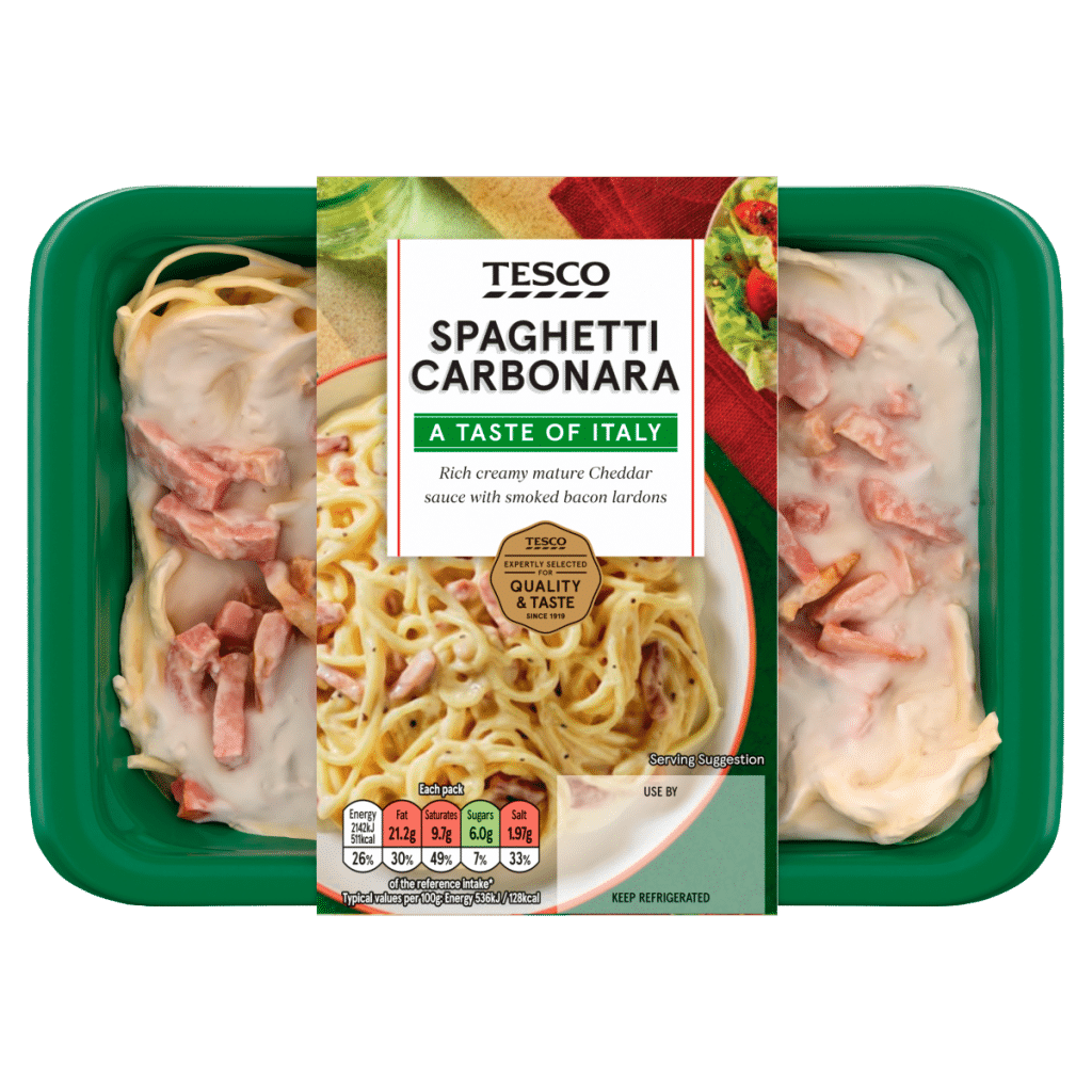 Tesco Spaghetti Carbonara 400g