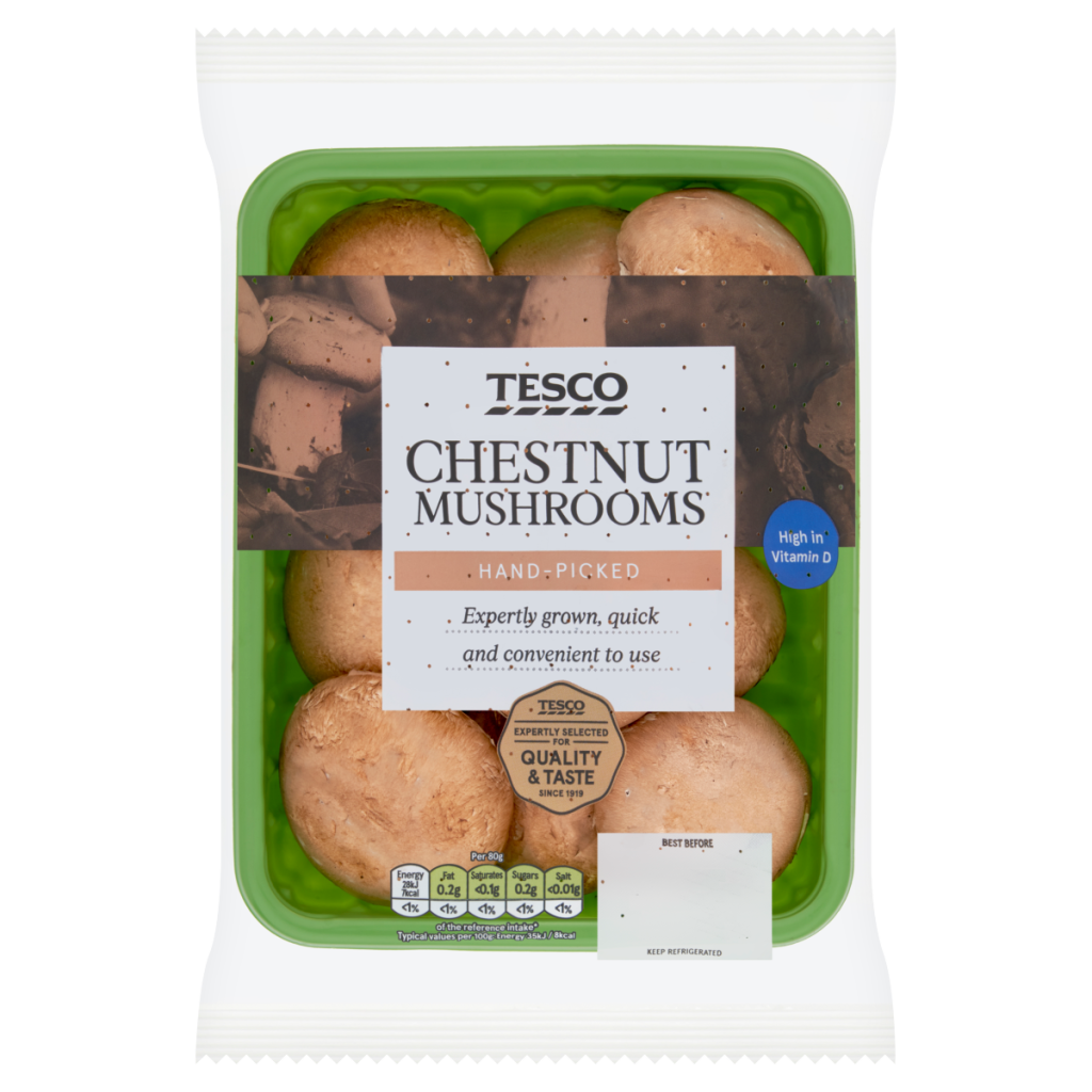 Tesco Chestnut Mushrooms 250g