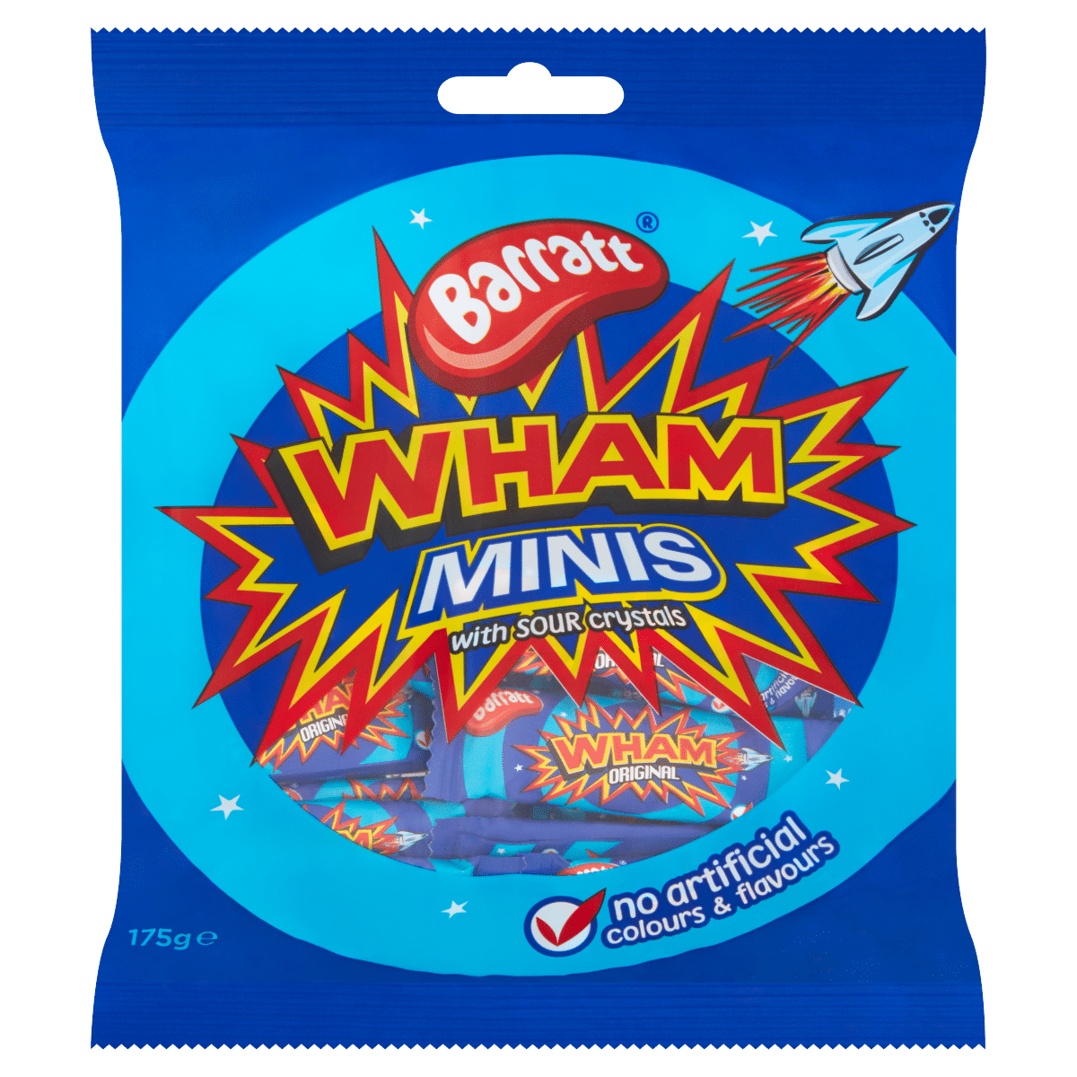 Barratt Wham Mini Chews with Sour Crystals 175g