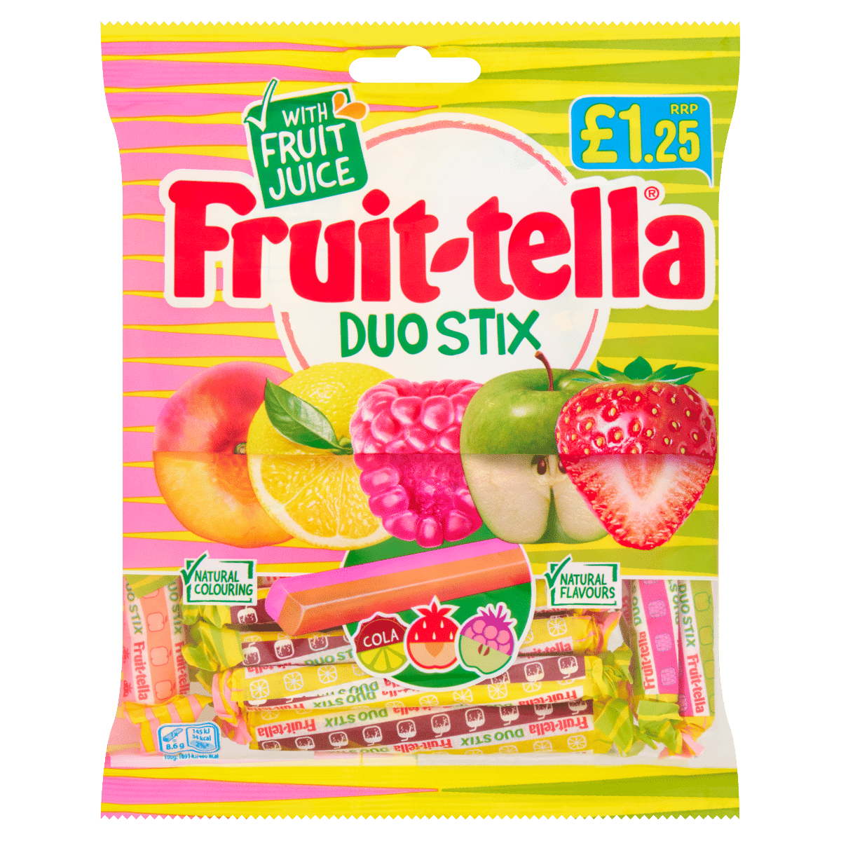 Fruittella Duo Stix 135g
